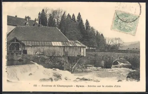 AK Syam, Scieries sur la Rivière d`Ain