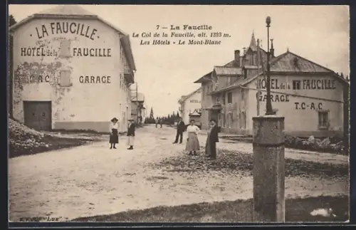 AK La Faucille, Les Hotels, Le Mont Blanc