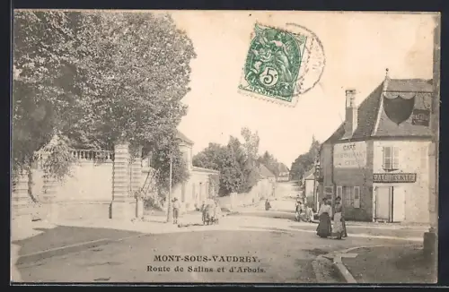 AK Mont-sous-Vaudrey, Route de Salins et d'Arbois