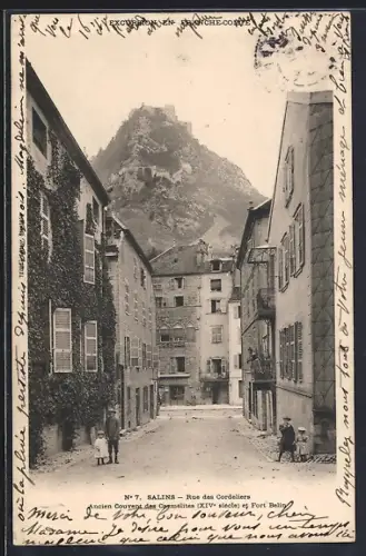 AK Salins, Rue des Cordeliers, Groupe d`enfants