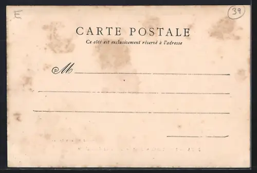 AK Les Planches-en-M. /Jura, Intérieur du Village