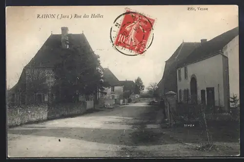 AK Rahon /Jura, Rue des Halles