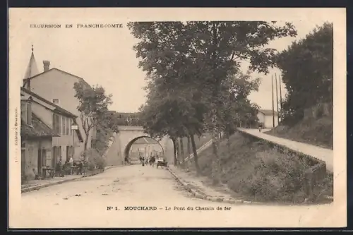AK Mouchard, Le Pont du Chemin de fer