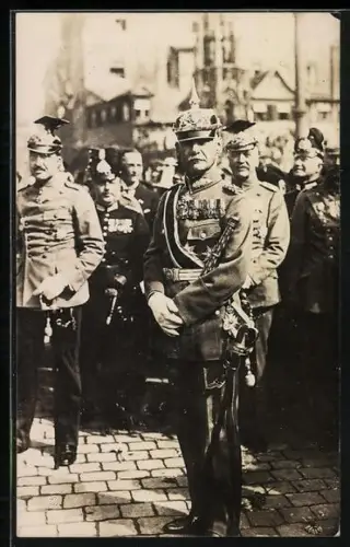Foto-AK Kronprinz Rupprecht von Bayern in Uniform