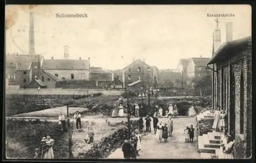 AK Schonnebeck, Garten der Kreuzeskirche