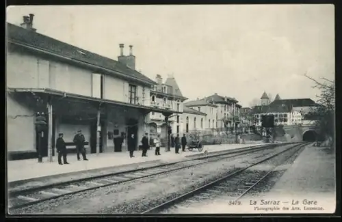 AK La Sarraz, La Gare