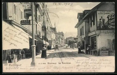 AK Montreux, La Rouvenaz, Ortspartie