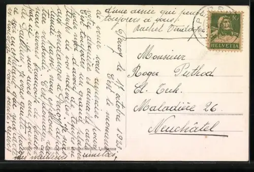 AK Perroy, Vue partielle avec l`église