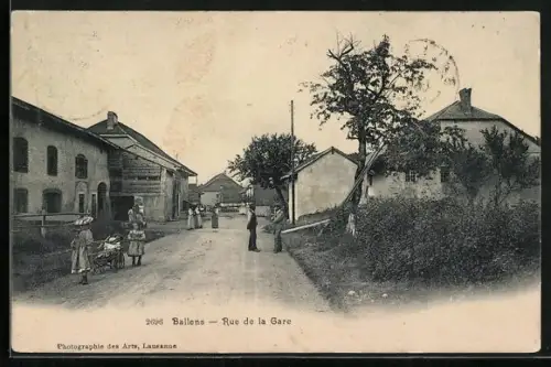 AK Ballens, Rue de la Gare
