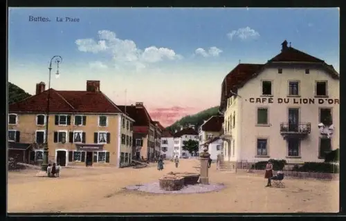 AK Buttes, La Place, Cafe du Lion d`Or