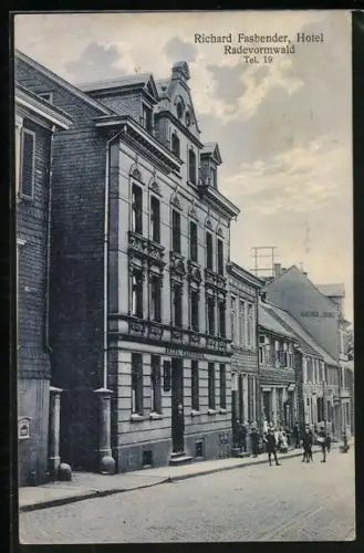 AK Radevormwald, Hotel des Richard Fasbender