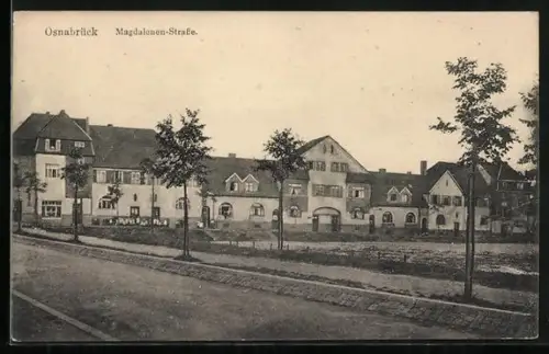 AK Osnabrück, Partie in der Magdalenen-Strasse