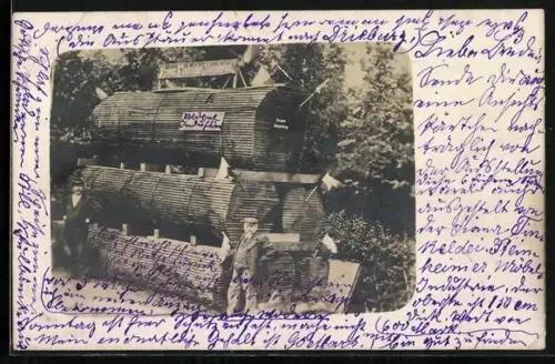 Foto-AK Nieheim, Försterei Gut Grevenburg