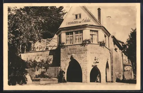 AK Stockheim / Württ., Gasthaus z. Sonne von A. Müller