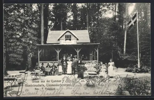 AK Timmendorferstrand, Gasthaus Kammer Gambriushalle, Bes. F. Pritzkow