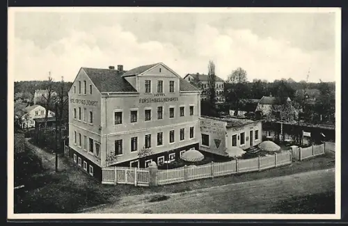 AK Naunhof / Mulde, Hotel Forsthaus Lindhardt