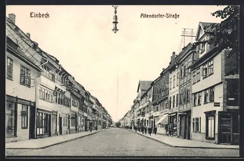 AK Einbeck, Blick in die Altendorfer-Strasse