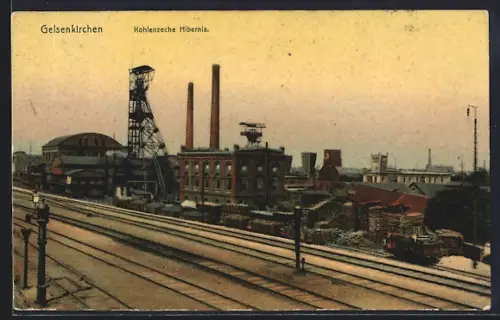 AK Gelsenkirchen, Kohlenzeche Hibernia