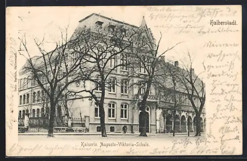 AK Halberstadt, Kaiserin Auguste-Viktoria-Schule