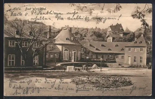 AK Halle / Saale, Hotel Bad Wittekind, Totalansicht