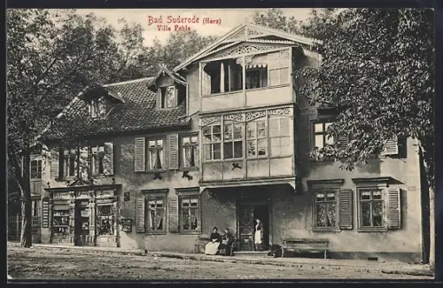 AK Bad Suderode /Harz, Hotel Villa Pohle