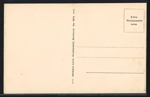 AK Bünde i. W., Bahnhofstrasse mit Café Domhoff