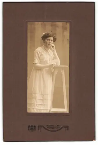Fotografie Friedrich Looff, Weinböhla-Dresden, Göthestr 27, Elisabeth Rycklovsky