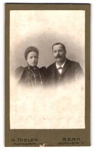 Fotografie H. Thelen, Bern, Laupenstr. 7, Porträt eines Paares