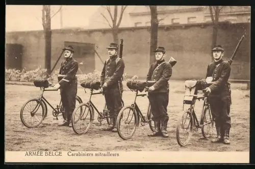 AK Armée Belge, Carabiniers mitrailleurs