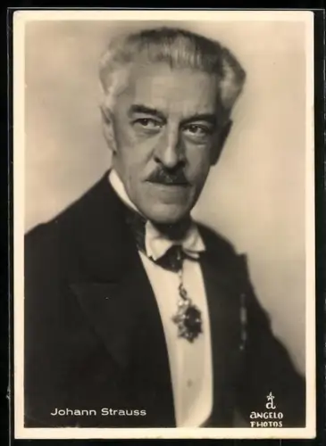 AK Johann Strauss im Halbporträt