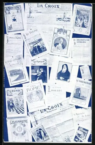 AK Paris, Maison de la Bonne Presse, La Croix, 5, Rue Bayard