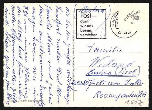 AK Kamp-Lintfort, Zeche Friedrich-Heinrich, Kloster Kamp, Moerser Strasse, Krupp`sche Hochhäuser