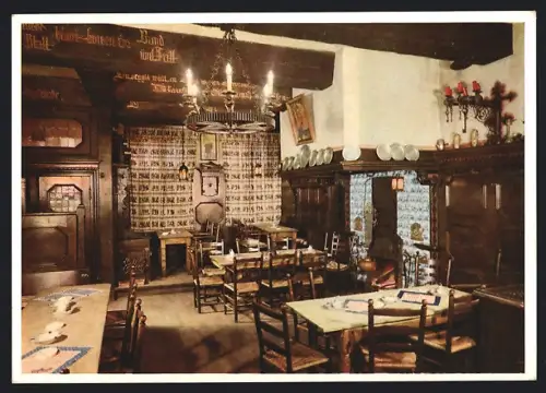 AK Münster / Westfalen, Pinkus Müllers Altbier-Küche, Innenansicht, Kreuzstrasse 7-10