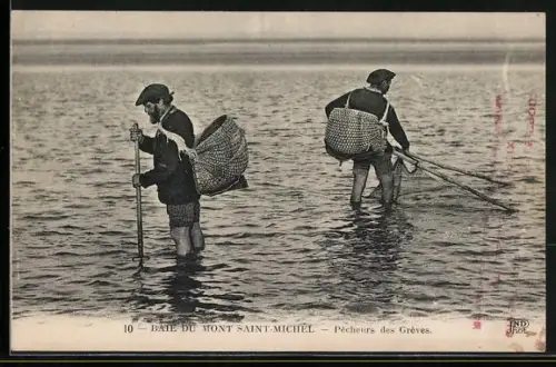 AK Baie du Mont Saint-Michel, Pecheurs des Grèves