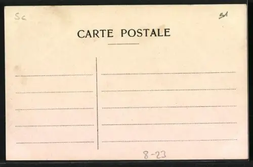 AK Au Pays de Champagne, Union Champenoise, Un berceau de cave, Bouteilles finies surr pointe