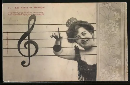 AK Les Notes de Musique, Au premier étage..., Sol