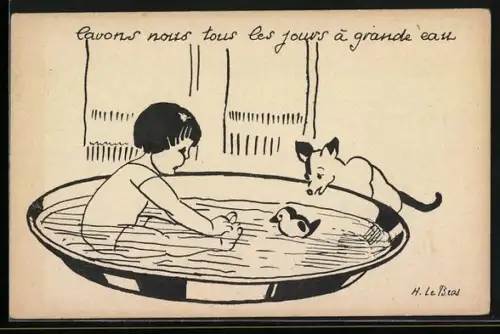 AK Lavons nous..., Office Public d`Hygène Sociale, Croix Rouge