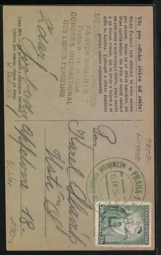 AK Dichter K. Haulicek sitzt nachdenklich am Schreibtisch