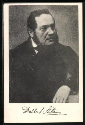 AK Adalbert Stifter im Halbprofil