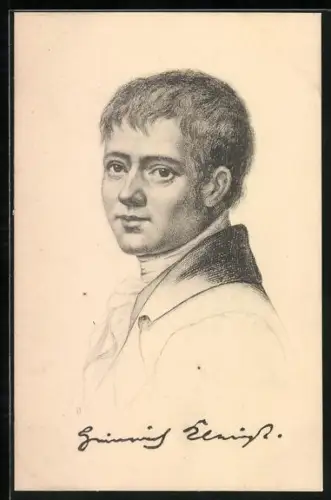 AK Heinrich von Kleist, deutscher Dichter