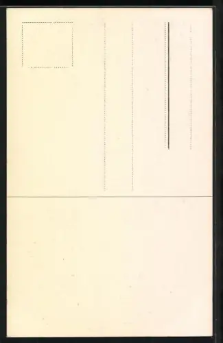 AK Schubart in der Fürstengruft mit Gedicht