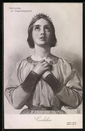 AK Cordelia praying, Heroines of Shakespeare