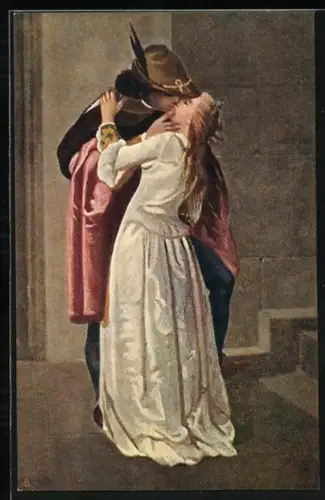 Künstler-AK Shakespeare`s Juliette and Romeo, F. Hayes