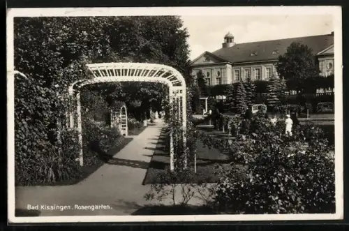 AK Bad Kissingen, Rosengarten