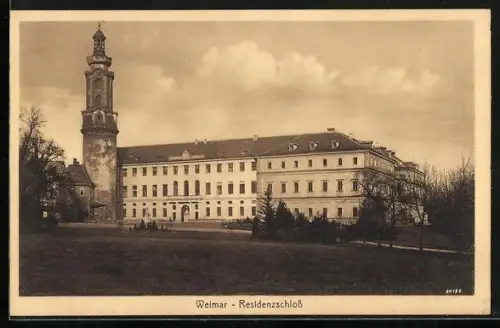 AK Weimar / Thüringen, Residenzschloss