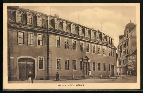 AK Weimar / Thüringen, Goethehaus