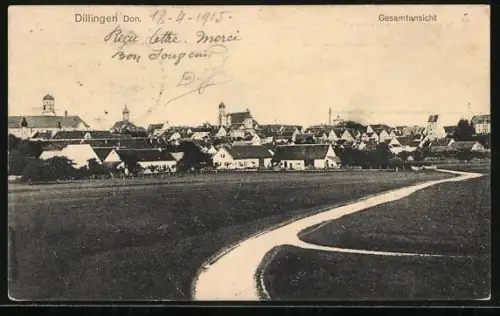AK Dillingen /Don., Gesamtansicht
