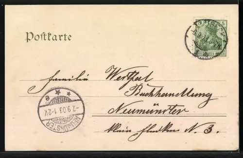 AK Lübeck, Stadtansicht mit Kirchen und Altstadt