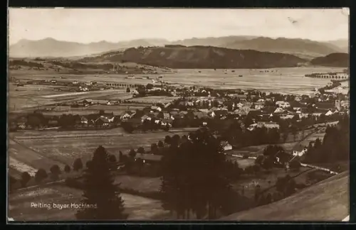 AK Peiting /Bayer. Hochland, Panoramaansicht