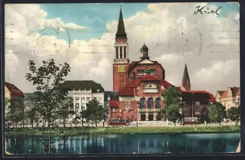 AK Kiel, Rathaus und Stadttheater